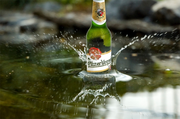 Creation of beer reflection: Step 3